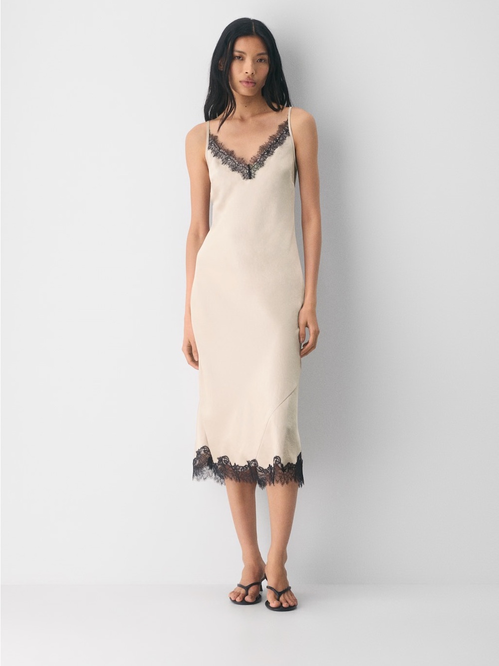 Aritzia Lamplight Satin Dress Size XS NWT